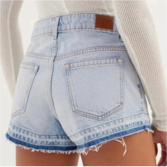 BDG Asymmetrical A-Line Cutoff Denim Short, 29 - Picture 2 of 12